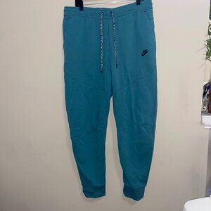 Nike Sportswear Tech Fleece Jogger Pants Teal Blue Mens Size XL CU4495-381 NEW
